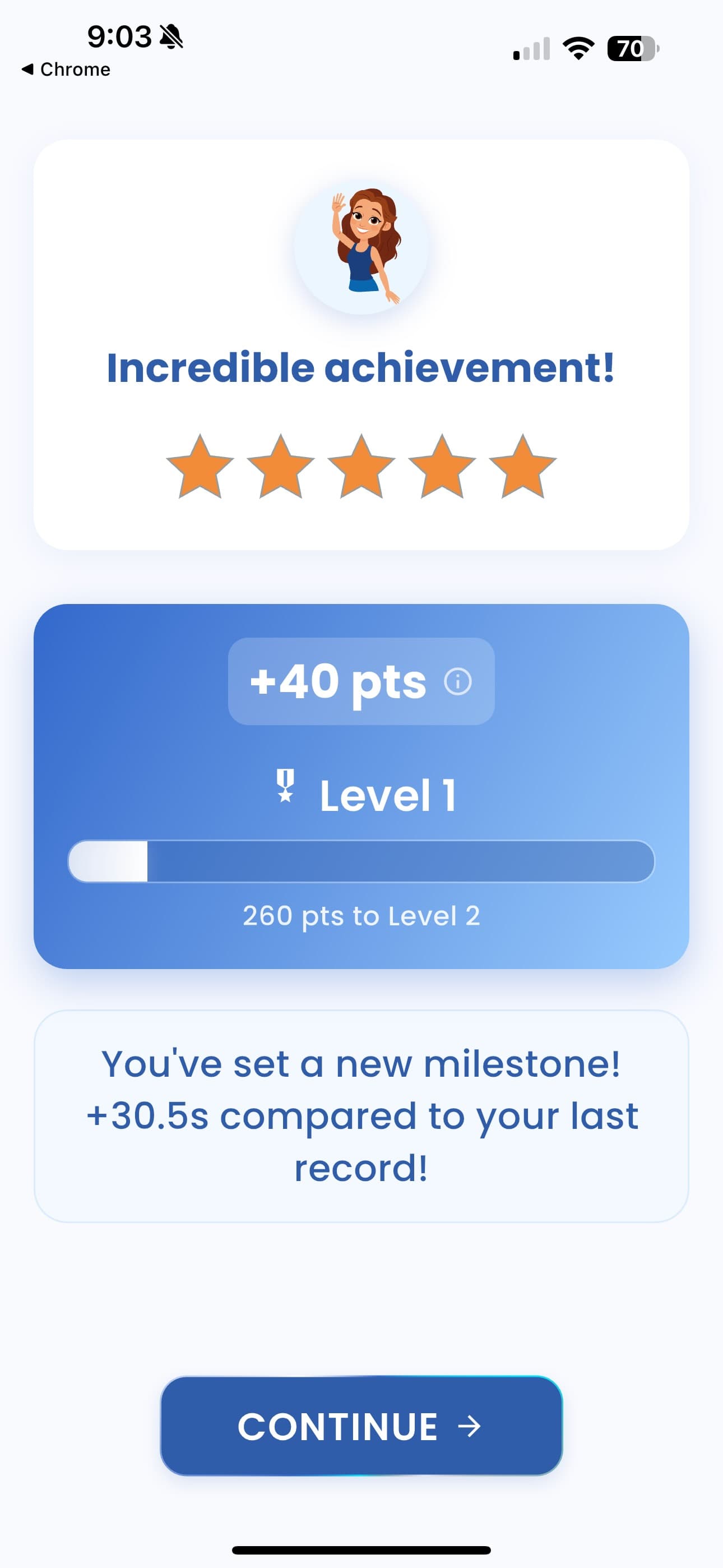 Real-time balance feedback on your phone